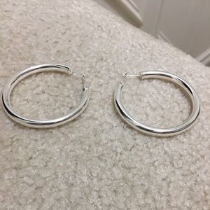 Sterling Silver 925 Hoop Earrings
